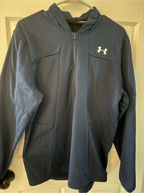 Under Armour Navy Blue Full-Zip Performance Jacket